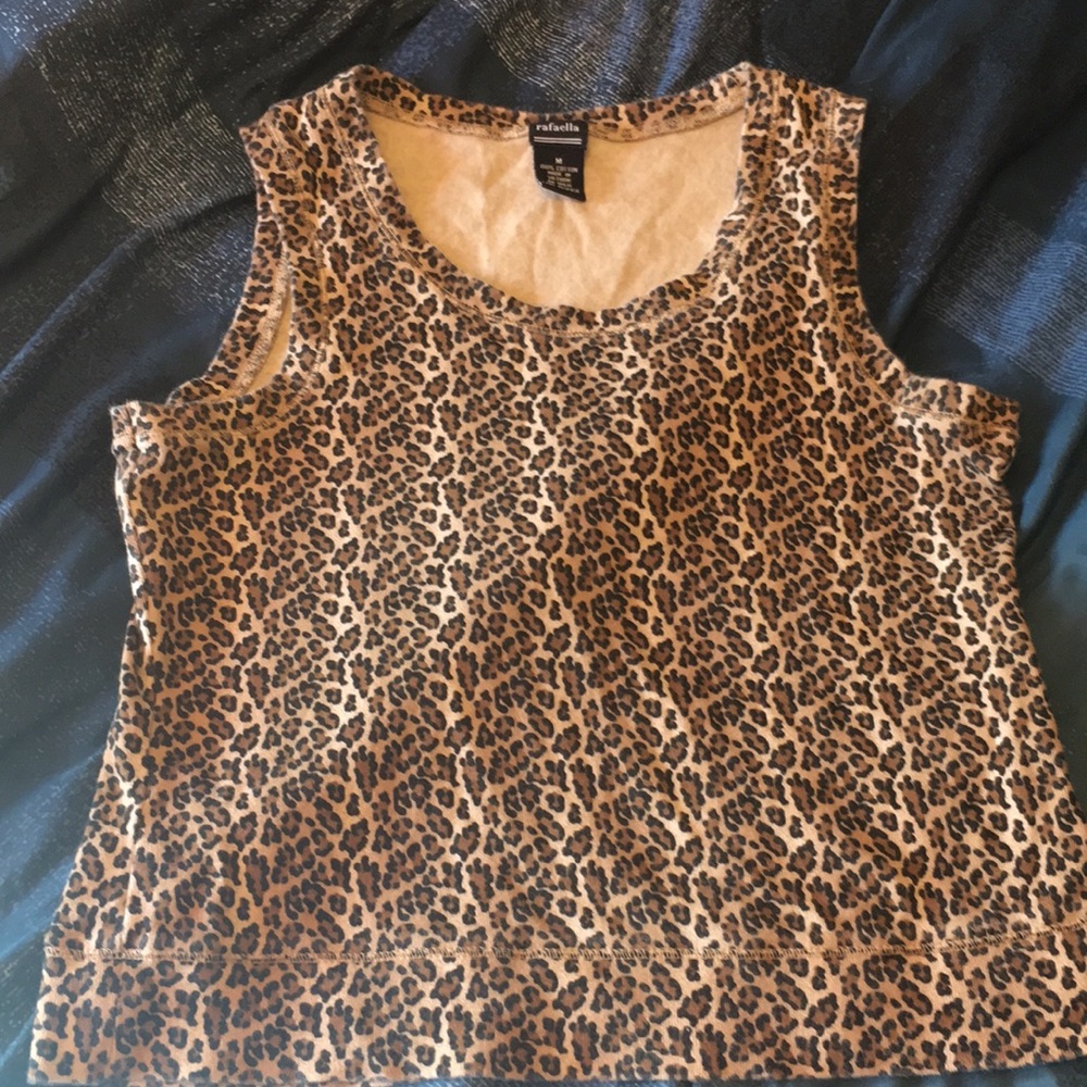 Cheetah tank top